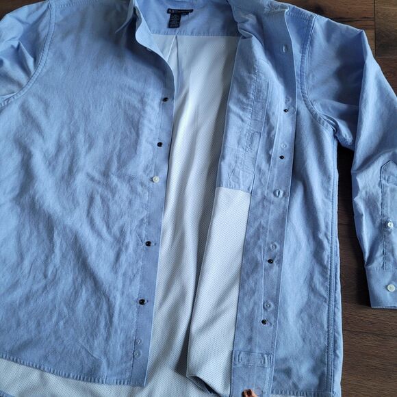 5.11 Tactical Shirt 2XL Blue RapiDraw Covert Conceal Carry Mesh Lined 72170 - Picture 11 of 15